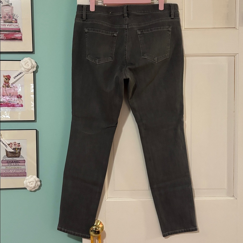 LOFT Women's Dark Gray Skinny Jeans - Picture 4 of 4